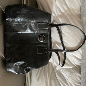 Coach hand bag black